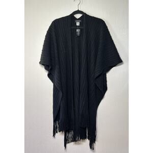 NWT Jones New York Black Cape One Size